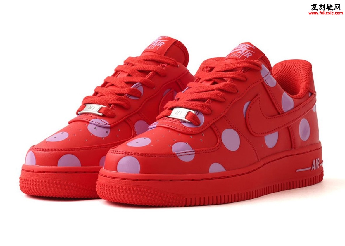 Nike Air Force 1 Low “Polka Dot”红色波点造型曝光,2026夏季发售在即,独家赏析缩略图